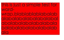 word-wrap